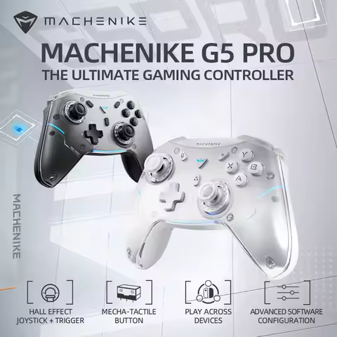 Machenike Gamepad Wireless Gaming Controller G5 Pro Elite Hall Trigger Joystick Mecha-Tactile Button