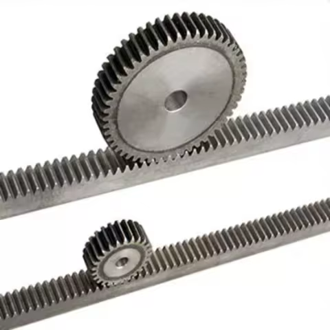 1M 10x10 Rack 100mm/200mm/300mm/400mm/500mm And 1M 50T- 86T Flat Gear Rack And Flat Teeth Gear