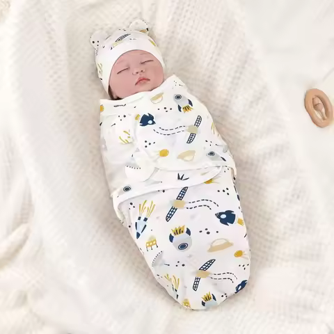 New High Elasticity Baby Surrender Style Shock-absorbing Newborn Swaddle Cloth Kick Resistant Baby S