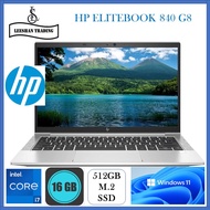 [Next Day Deliver] HP ELITEBOOK 840 G8 I7-1185G7 11th Gen14" FHD IPS 16GB Ram 512GB SSD Win 11 Pro M