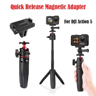 Selfie Stick Tripod For Action 5 Pro Magnetic Quick Release Adapter For Action 5 Pro accessories