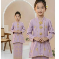 Anaya Vevet budak+free veil budak songket cotton kids budak songket baju budak