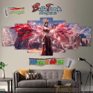 JUMBO Wall Decoration 140x60 CM Donghua MEDUSA CAI LIN BTTH Battle Through The Heavens I 1 Set conta