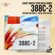 Dawei 388C-2 OX Semi-Long Dotted Ping Pong Table Tennis Bat Rubber