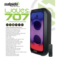 Salpido Portable bluetooth subwoofer Waves 707 - Bluetooth, FM, LED Light, TF, USB