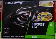 Kotak Kosongan Dus Box GIGABYTE GTX 1650 VGA 4gb Bekas