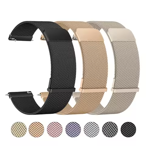 20mm Metal Magnetic Band For Amazfit Active 2/GTS 4 2 Mini/ GTS 3 4 2e Strap For Amazfit Bip 3 Pro/B