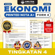 Nota Ekonomi SPM Tingkatan 4 Nota A+ (Printed Note)