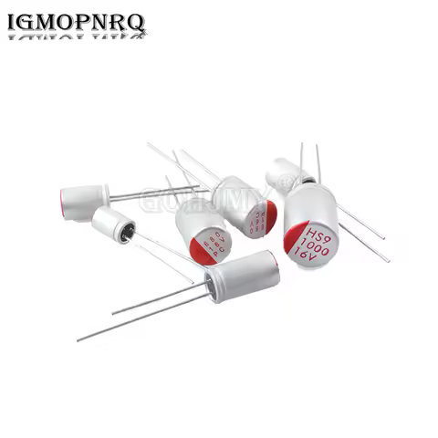 10PCS DIP Solid Electrolytic Capacitor 6.3V 10V 16V 25V 35V 50V 680UF 820UF 1000UF 100UF 150UF 220UF