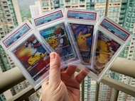 PSA10赤紅的比卡超一套四張RED’S PIKACHU 270/SM-P SM11B 054/049 CHR S8B 222/184 CSR 223/184 CSR POKEMON CARD PTC