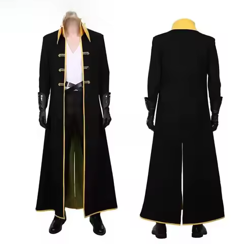 Alucard Cosplay Costume Game Castlevania CosplayDokiDoki-R Black Suit Men Cosplay Christmas Alucard 