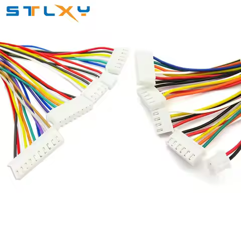 10Sets JST XH 2.54mm wire and cable connector 2/3/4/5/6/7/8/9/10 pin spacing male and female socket 