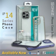 Casing iP 14 Pro Max Casing Transparent Cover Camera Lens Protection