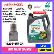 Petronas Syntium 800 10W40 Semi Synthetic SN/CF Engine Oil (4L) + Genuine Nissan Oil Filter