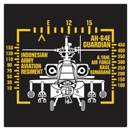 Indonesian Army AH-64E Guardian 3 Cutting Sticker