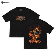 BEASXT - Fire Red T-shirt 230gsm MicroCotton / Oversized / Short Sleeve