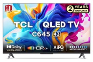 TCL C645 43 50 55 65 75 85 inch QLED 4K SMART ANDROID Google TV