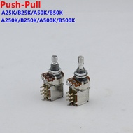 KR- 【Made in Korea】1 Piece Alpha Push Pull Potentiometer(POT) For Electric Guitar Bass 25K/B50K/250K