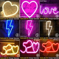 LED Neon Light Night Light USB &amp; Battery Sign Wall Art Sign Night Lamp Xmas Birthday Gift Wedding Party Neon Lamp Home Decorate