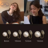 KBM Pearl Ear Clip Fashion Without Ear Hole Earings Simple Ear Cuff Fake Piercing Fashion Jewelry Sw