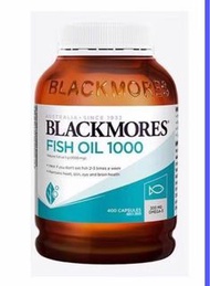 澳洲Blackmores FISH OIL 1000 深海魚油400粒