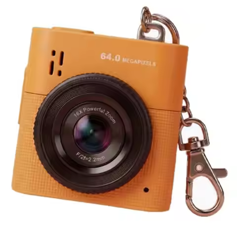 A13E-Camcorder 64MP Mini Thumb Camera 16X Digital Zoom 1.4" IPS Screen Student Action Camera Portabl