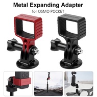 For DJI OSMO Pocket 1 / Pocket 2 Aluminum Alloy Adapter Mount for Gopro DJI OSMO POCKET Gimbal Mount