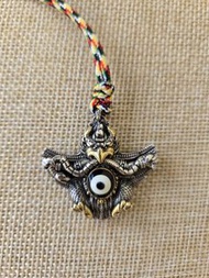 西藏天珠雙面大鵬金翅鳥掛牌