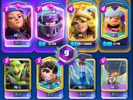 皇室戰爭 66LV account 5 level 16 cards 4370 gems 17 awakenings |皇室戰爭｜皇室戰爭帳號