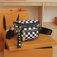 Halloween Mumu M271 Korean Quality Woman Leather Belt Sling Bag Cute Waist Chest Bags For WomenChris