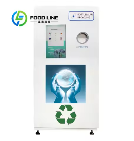 RVM Cans and Plastic Bottles Reverse Vending Machine Recycle