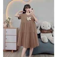 Very pretty Big size cotton maternity dress and maternity dress pregnant dress maternity dress