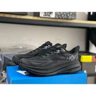 Hoka One Clifton 9 sports shoes men women Black shock absorption running shoes I9SJ XVJS