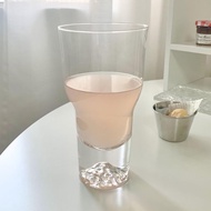 Beautiful floating ice cup Mountain view cup Large capacity soda drinking cup Instagram style beer c