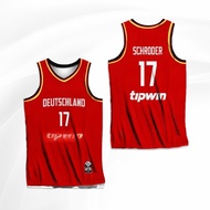 ValeEasy au 2025 Hot selling item GERMANY DEUTSCHLAND BASKETBALL FIBA WC SCHRODER N. OWITZKI WAGNER 