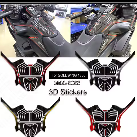 For Honda Goldwing GL1800 F6B Tour Fairing Fender Tank Pad Gas Fuel Oil Protector Stickers Decals 20