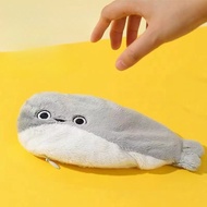 【Longlong】ตุ๊กตาปลา ซาคาบัน ปลาของเล่นไฟฟ้า การชาร์จ USB ตุ๊กตาของเล่น ดิ้นเต้นได้
