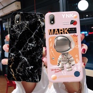 Huawei Y5 2019 AMN-LX2 LX9 Honor 8S KSA-LX9 5.71" Cute Astronaut Marble Phone Casing Candy Color Sof
