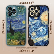 Jicase Van gogh starry night square edge iphone case 6plus/6s/6splus/7/7plus/8/8plus/x/xs/11/12/pro/