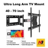 NB North Bayou SP2 NBSP2 40 to 80 Inch Tilt Extension TV Wall Bracket Mount Extra Long Arm 2758.1