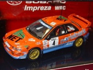 SUBARU IMPREZA WRC 2000 GERMAN TEAM 1/43 AUTOART 掃把佬