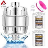 Shower Water Filter Shower Head Hard Water Filter with 2 Replaceable Cartridges Water Softener Filter SHOPCYC2758