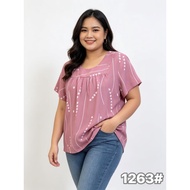 Bangkok fashion casual simple plus size printed blouse 1263 A