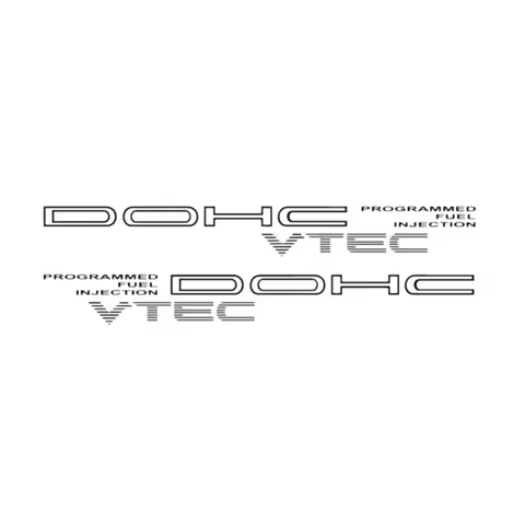 JDM Engine Style Vinyl Decal Sticker for Honda CRX EK EG EF Fuel Injection Tuning Car Accessory