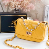 Jims Honey Janice Sling Bag - Tas Selempang Wanita Mini Unik - Tas Mutiara