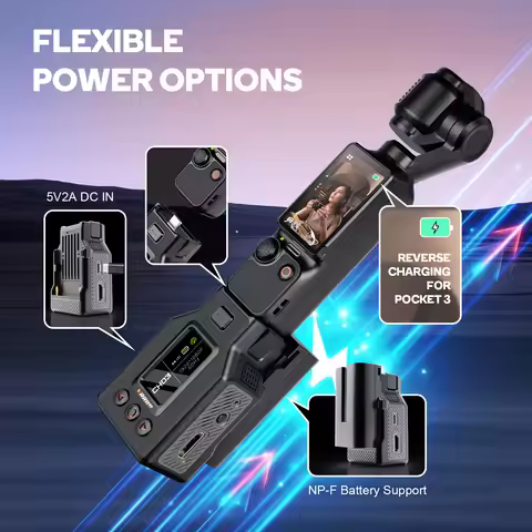 Vrriis 500m Wireless Transmission HDMI Extender Video Transmitter Receiver for DJI Osmo Pocket 3 Cam