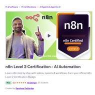 [n8n Video Course] n8n Level 2 Certification - AI Automation | Learn n8n Video Course | Ai Automatio