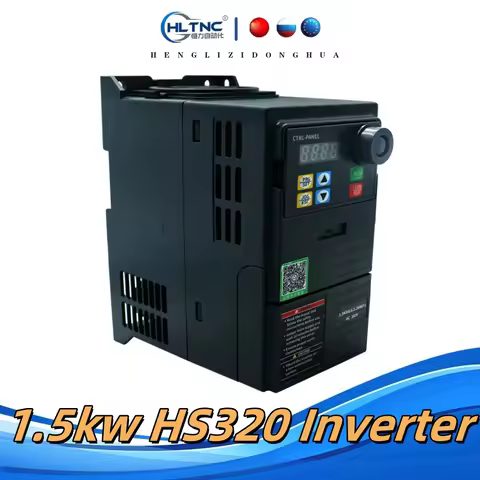 1.5kw HS320 220v 380V output current 7A 4.1A frequency converter ac motor drive VFD 50HZ 60HZ Invert