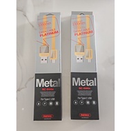 Buy 1 Free Remax  type C data Fast Charging cable