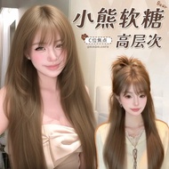 MY No. 2 Little Bear Ruotang Ladies Long Straight Hair, Very Popular Online, With Smooth Layering, I